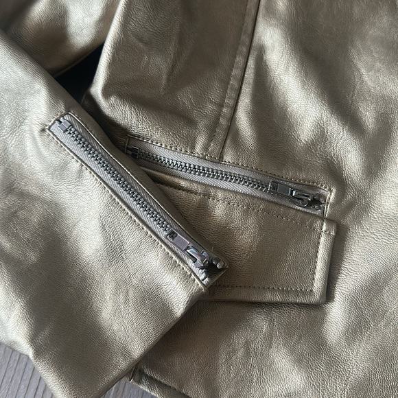 Gold Moto Jacket for Girls- American Girl - Picture 4 of 8